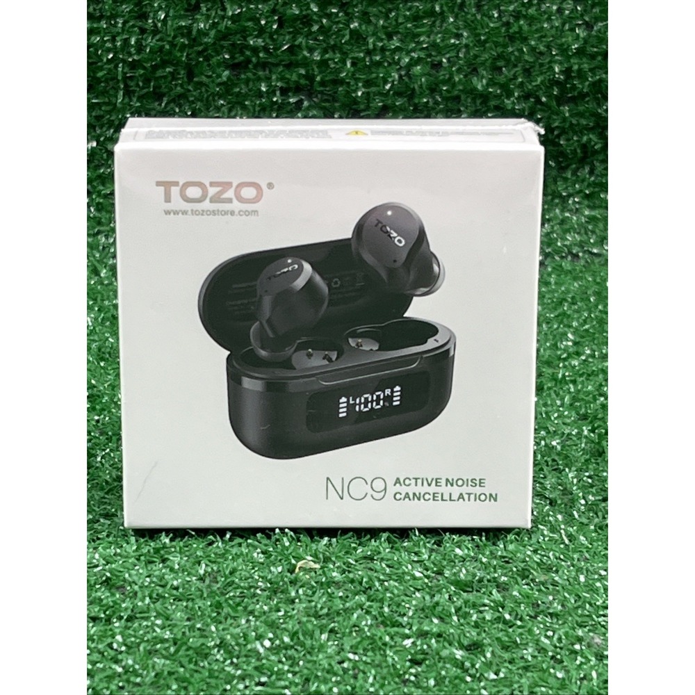 TOZO 3-Mic Active Noise Cancelling Wireless Earbuds w/ LED Display Charger Case